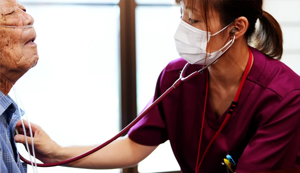 入居者様に応じて幅広い医療処置に対応